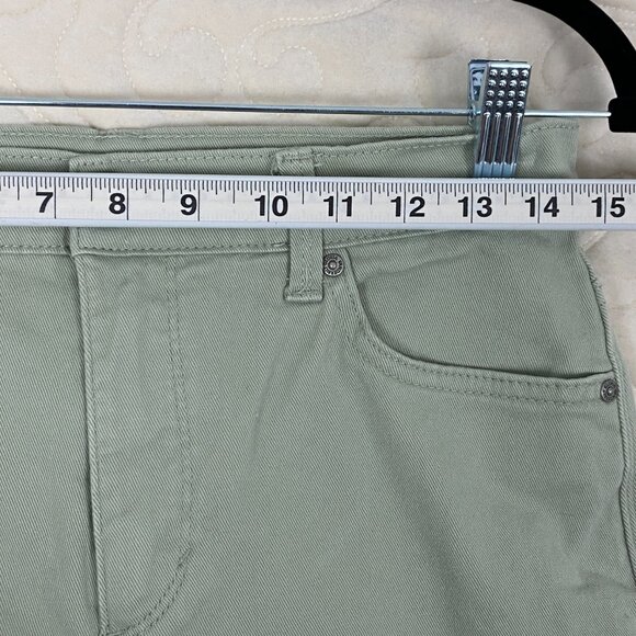 Gloria Vanderbilt Amanda Capris 2LOT Green and Beige Size 6 - Picture 8 of 11